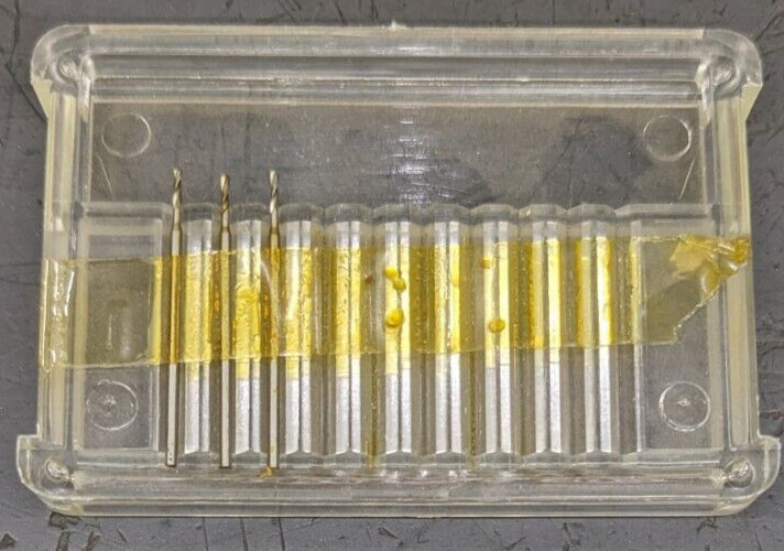 3 Guhring .70mm Micro Drills HSS NEW Germany – 0.70mm 0.7 mm