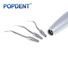POPDENT Dental Sonic S Style Hygienist Air Scaler Handpiece 2/4Hole +3 Tips