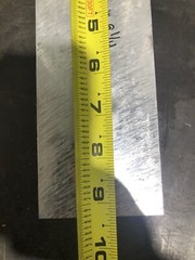 2-3/8” X 2-3/4” ALUM. 6061 FLAT BAR SOLID 9-1/4” Long Bar Stock Left Over Stock
