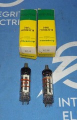 Lot of 2 NIB Amperex 6CJ6 Electron Vacuum Tube + 90 Day Warranty