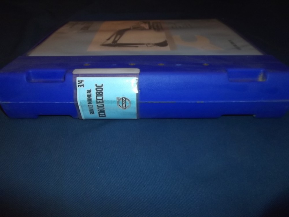 VOLVO EC160C EC180C EXCAVATOR SERVICE SHOP REPAIR MANUAL BOOK 3 OF 4
