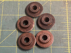 Lot 5 Pieces: Unused Ridgid Pipe Tubing Cutter Wheel: E-2358 (6726)
