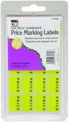 Sale Price Marking Labels, Blank Price Self Adhesive Stickers, Yellow, 300/Bo…