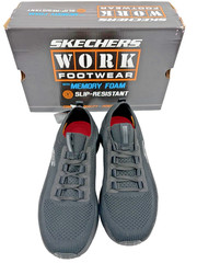 SKECHERS Work D’Lux Walker SR Ozema Black Slip-Resistant EH Women’s 6 M