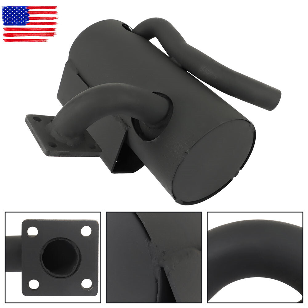 Black 6732282 Muffler Silencer For Bobcat Loader 463 S70 Kubota Engine D1005