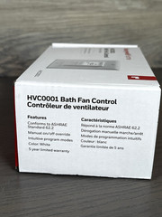 Honeywell HVC0001 Digital Tradeline Bath Fan Control 120 VAC 60 Hz 122 deg F New