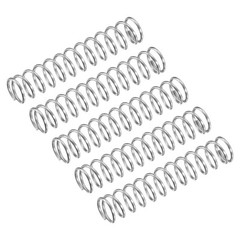 5Pcs Compression Spring 304 Stainless Steel 10mm OD 1mm Wire 50mm Length