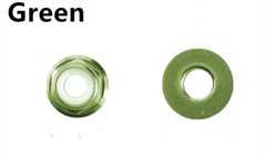 Multicolor Aluminum Hex Flange Lock Nut With Nylon Insert M2 M3 M4 M5 M6 M8