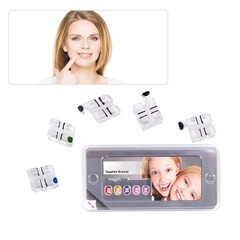 ABSOLUTE Dental Ortodoncia Brace Zafiro Cerámica Mini Roth 022 /018 Gancho 345