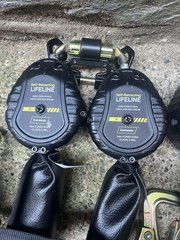 2 Ironwear 9 Ft. Self Retracting Lifeline Device Dual with Harness