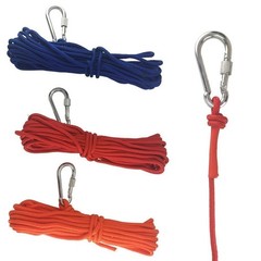 500/700lbs Double Sided Fishing Magnet Kit Super Strong Neodymium Carabiner Rope