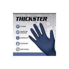 Thickster Gloves 14 Mil Heavy Duty Latex 12 Inch Textured Grip 50 Count New