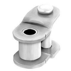 #50 SS Offset Half Link for Stainless Steel Roller Chain Single Strand (Qty 4)