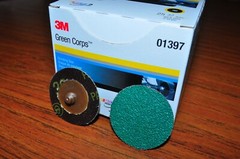 3M™ 1397 Green Corps™ Roloc™ Disc 3M 01397 2 in, 36YF Grit, 25 discs per box