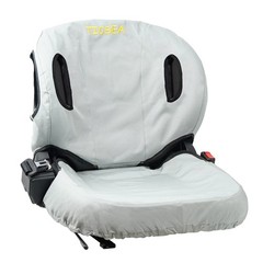 Durable 600D Oxford Cloth Forklift Seat Cover, Weatherproof, Fits 22″H x 20″W Ba