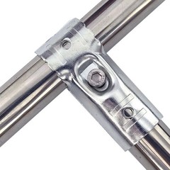 12 PCS 1 Inch T Pipe Clamps, HeavyDuty Galvanized Steel Connectors with Bolts…