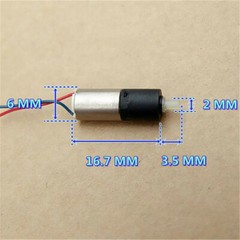Micro Mini Planetary Gear Motor 6mm Coreless Gearbox DIY Robot Car DC 3V 1200RPM