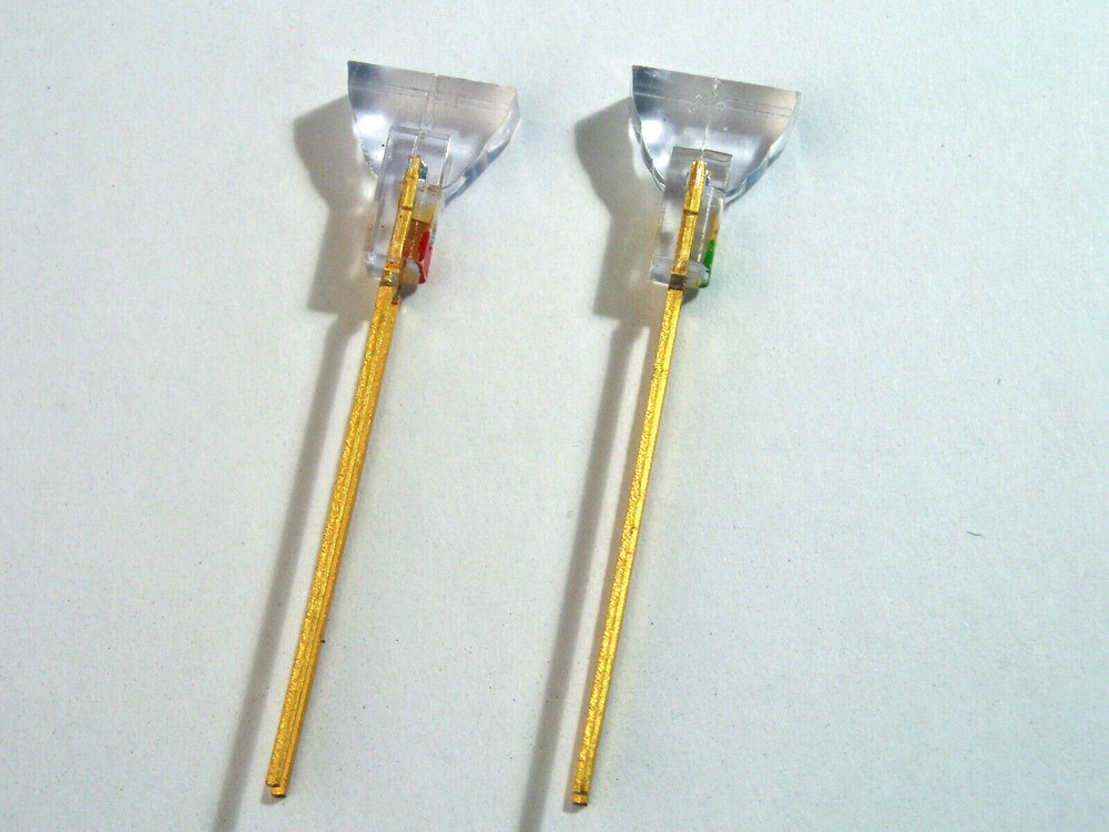 Qty 2: Rare Vintage Western Electric LEDs Historic NOS “Wedge Style”