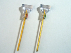 Qty 2: Rare Vintage Western Electric LEDs Historic NOS “Wedge Style”