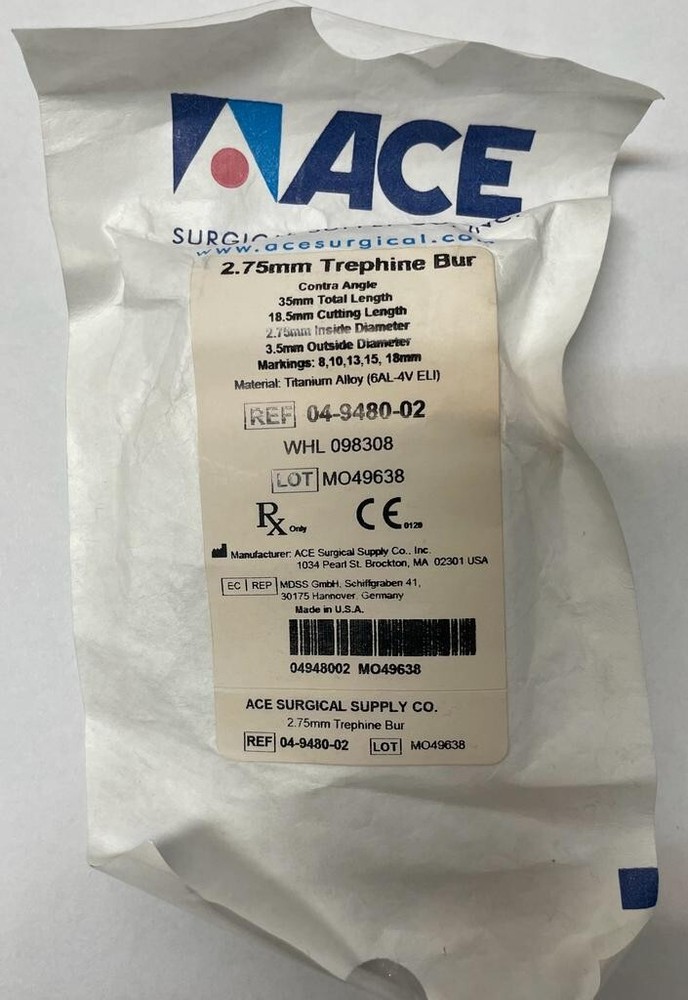 2.75mm Trephine Bur