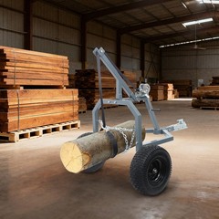 ATV Log Skidding Arch, 1600lbs Heavy-Duty Log Holder for Farm/Wood Transport