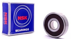 New 6203 2RS C3 NSK 2 PACK Deep Groove Ball Bearing Free Shipping 17x40x12 Mm