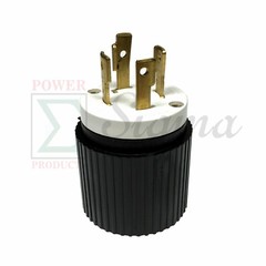 NEMA L14-30P UL Listed Male Locking Generator Plug 30A 125/250V 3 Pole 4 Wires