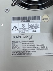 POWERWARE PW9120 3000 Inverter Uninterruptible Power Supply 50/60HZ No Batteries