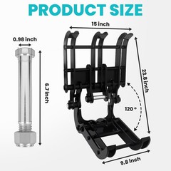 90mm/3.54in Mini Excavator Grabber Attachment Excavator Accessories Grab 1-2 Ton