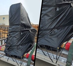 Super Light 14 Oz Steel Tarp 20×18 – Black