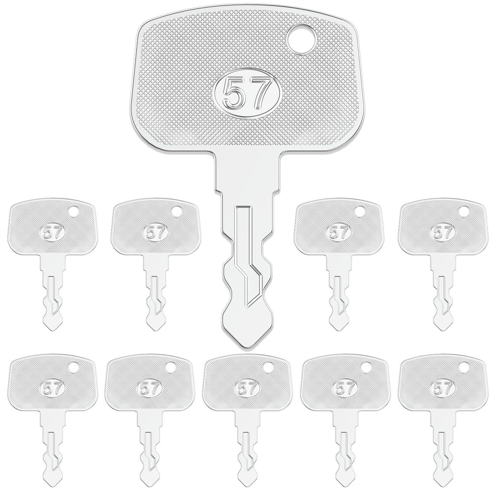 68920 Ignition Keys, 10 Pack PL501-68920 Kubota Keys fits Cart Truck Kubota T…