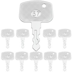 68920 Ignition Keys, 10 Pack PL501-68920 Kubota Keys fits Cart Truck Kubota T…