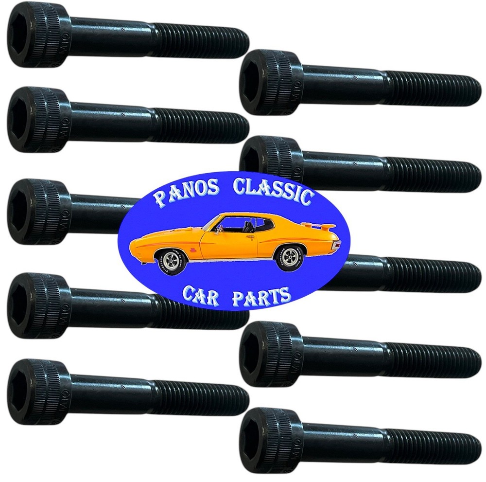 Holo-Krome M10-1.5 x 60mm Socket Head Cap Screw Black Finish USA Ford 10pc #681