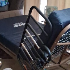 Drive Medical Med Air Plus Adjustable Bed w/ Rails & Hand Control
