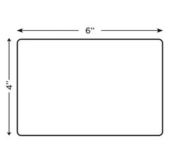 6 Rolls 4″ x 6″ Zebra 2844 Eltron ZP450 Direct Thermal Shipping 1500 Labels