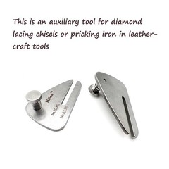 Leather Stitching Punch Aid Pulling Plate And Scissor Kit Diamond Lacing Chisel