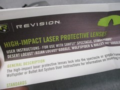 Revision StingerHawk Mission Critical Eyewear Safety Glasses Laser Green Lens