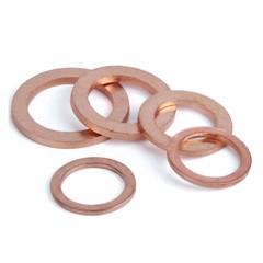 M5 M6 M8 M10 M12 M14 Metric Copper Sealing Washers Flat Sump Plug Gasket Rings