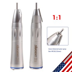 Dental 1:1 Optic Straight Cone Low Speed Handpiece Inner +External Channel DL