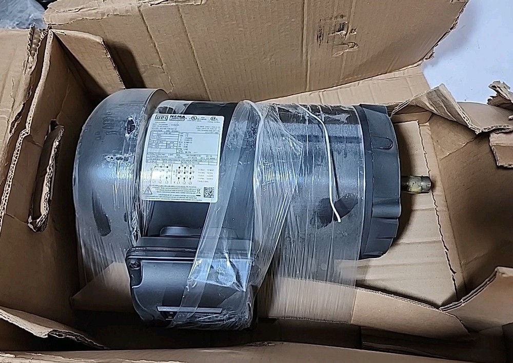WEG 00218ET3E56C-S NEMA Premium 2HP 3PH Electric Motor 56HC TEFC 1745RPM
