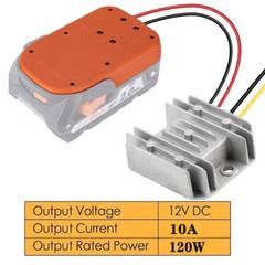 DC 18V to 12V 10A 120W Step Down Converter Voltage Regulator For Ridgid Battery