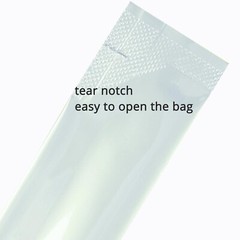 4CustomPrint 200 Glossy Smell Proof Aluminium Foil Powder Mix Stick Pouch Sachet