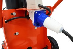 Open Box! Hand-push Cement Floor Grinding Machine 220V 0-5mm Working Depth 4KW
