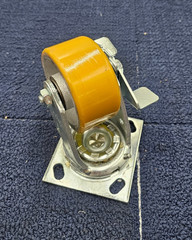 P21S-UY040KP-14-WB-DL Plate Caster Swivel, Directional Lock/Side Brake, 4″ Wheel