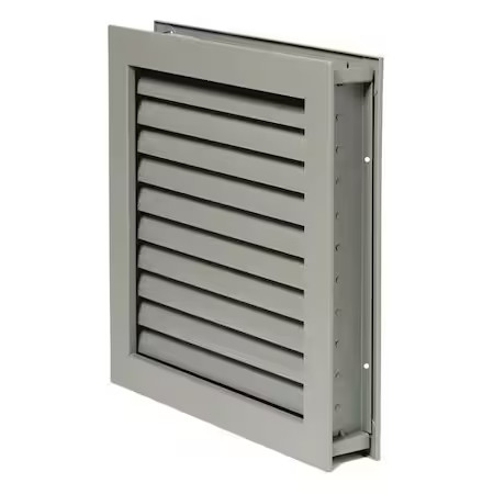 National Guard L-1900-24X12 Fusible Louver, 10 In H, 22 In W