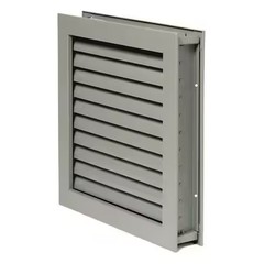 National Guard L-1900-24X12 Fusible Louver, 10 In H, 22 In W