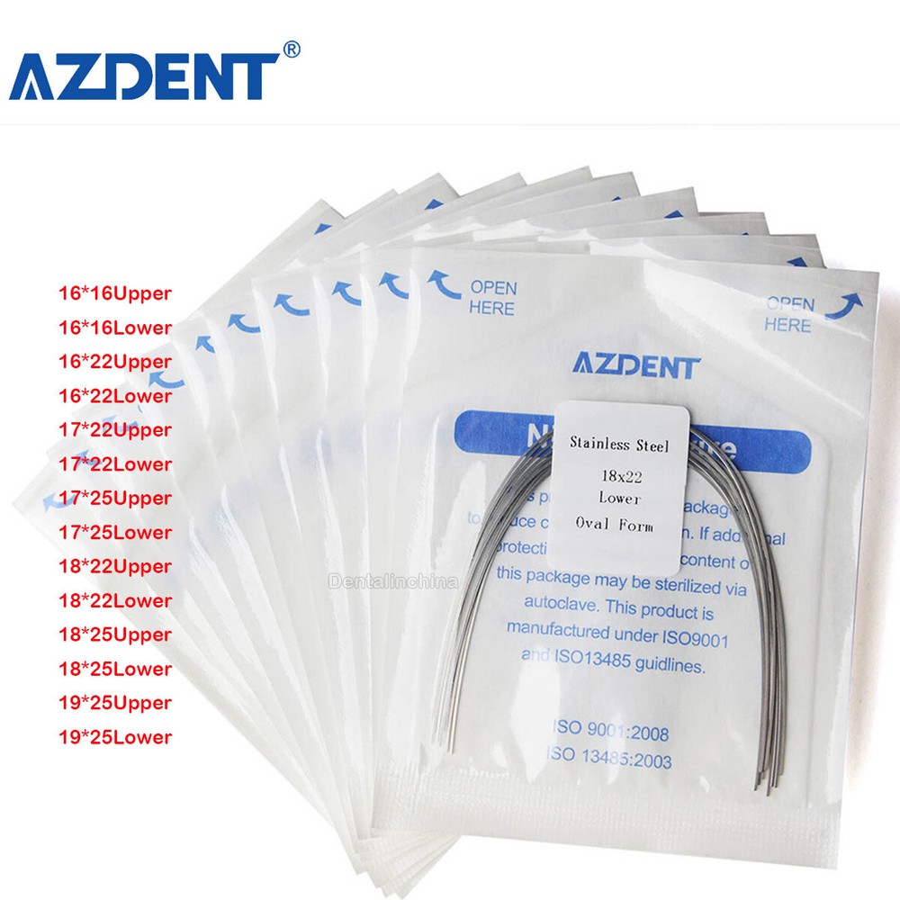Dental Orthodontic Archwire Stainless Steel Rectangular Arch Wires All Sizes