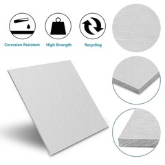 6061 Aluminum Sheet Plate, 8″ X 16″ X 1/4″ Thickness Heavy Duty Aluminum Sheets