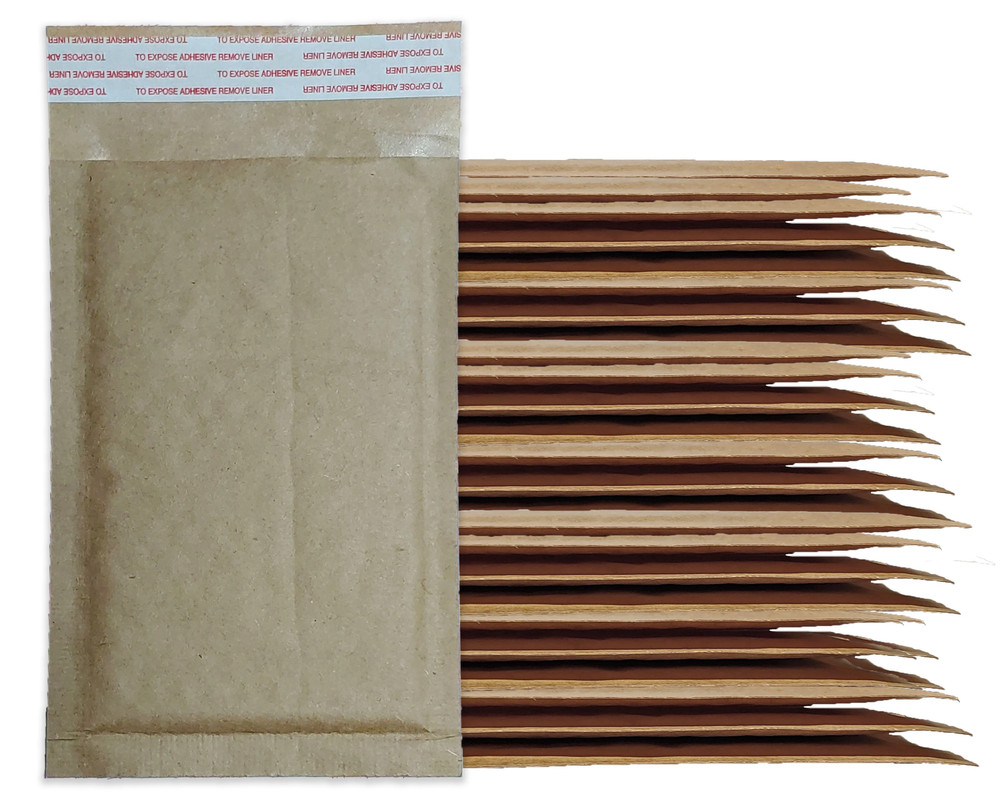 Brown Kraft 4×8″ Bubble Mailers! 10, 25, 40 or 100 Pack Shipping Paper Mail Bags