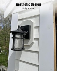 2 Pcs 8141DBL Siding Light Mounting Block Bracket White with Built-in Electri…